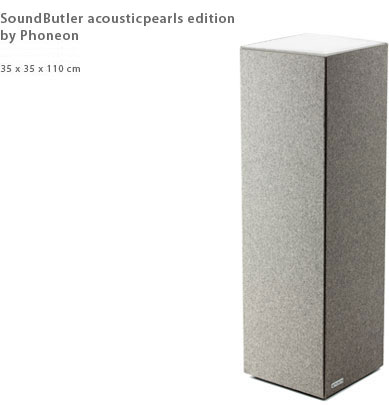 Der Schallabsorber SoundBulter TP35 Sonderedition misst 35x35x110 cm
